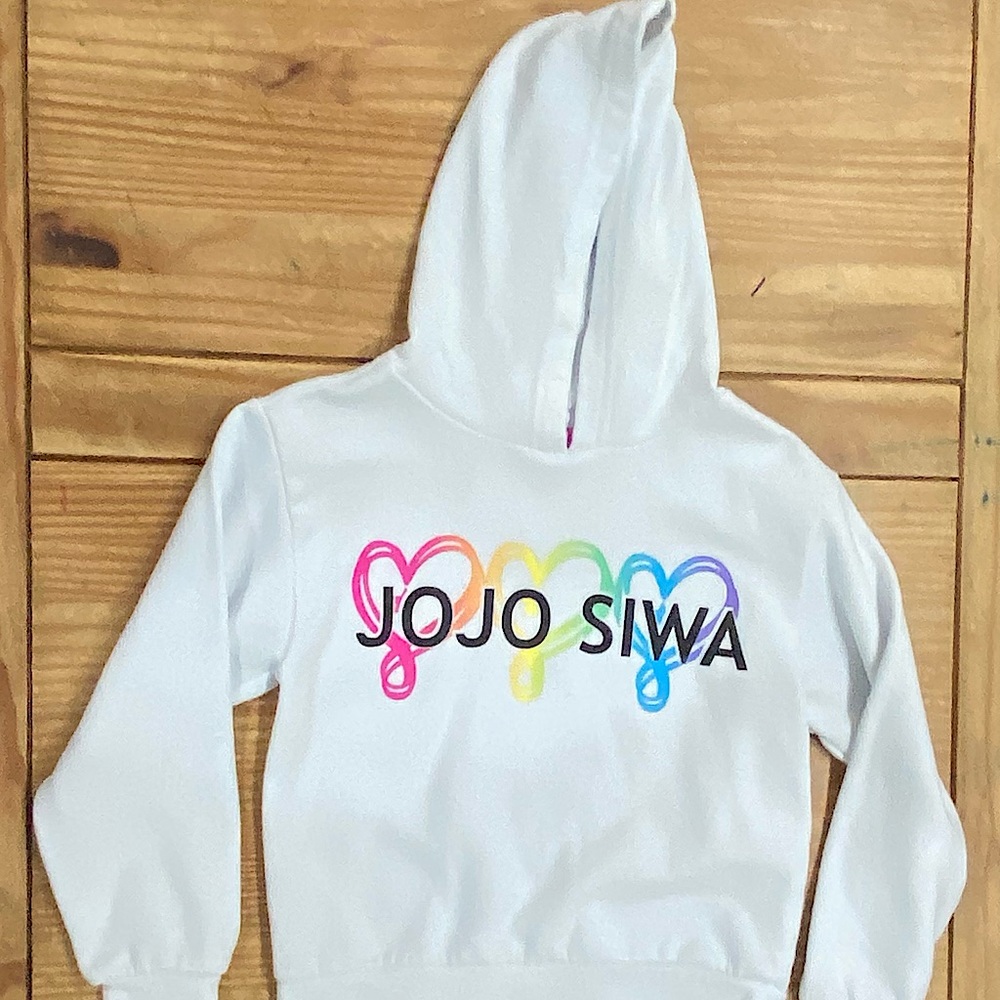 Jojo Siwa cropped hoodie